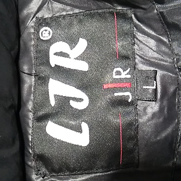 RARE! LJR JR Puffer Coat Zip/Snap Button Closure Sz.L - Picture 11 of 15
